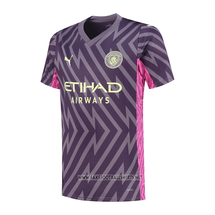 Manchester City Goalkeeper Shirt 2023-2024 Purpura